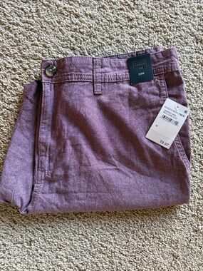 14th & Union Men's Cotton Shorts in Dusty Mauve Size 38